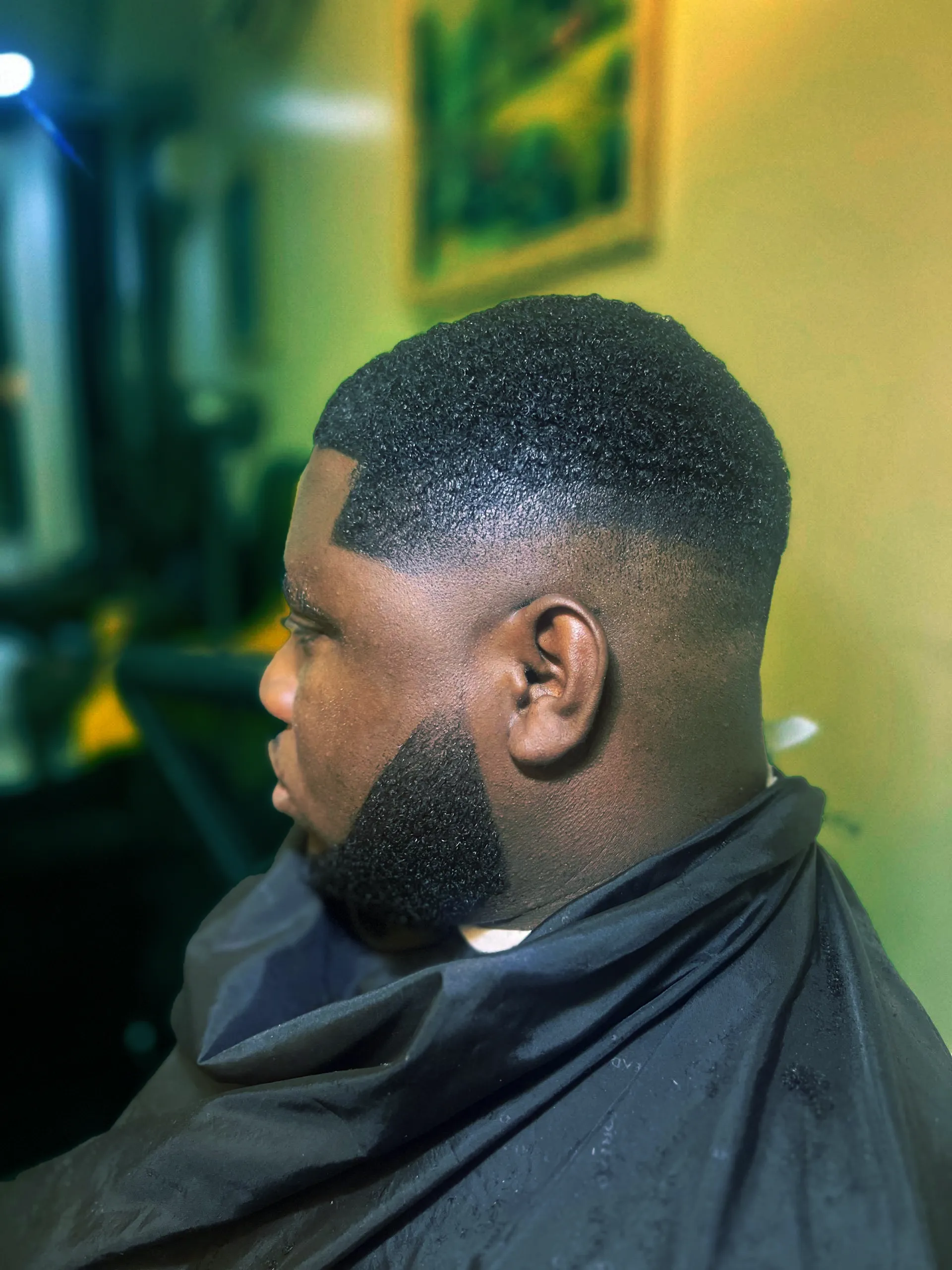 Fade and beard profile