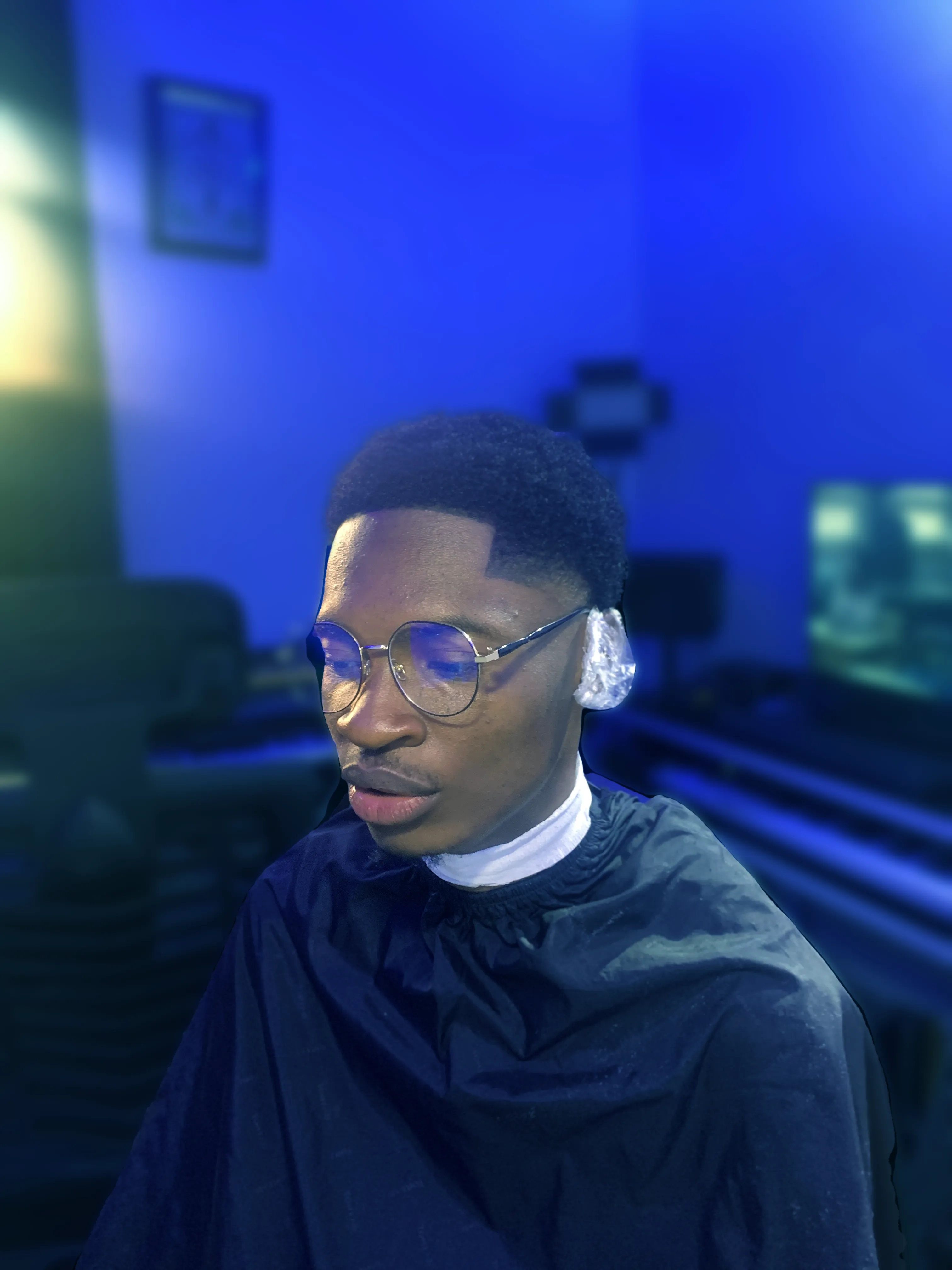 Taper fade finish